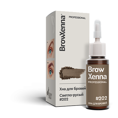 Хна для бровей BrowXenna® (флакон) | Блонд #202 Светло-русый